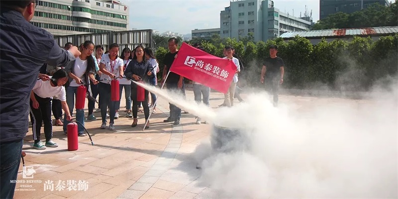 消防演練現(xiàn)場