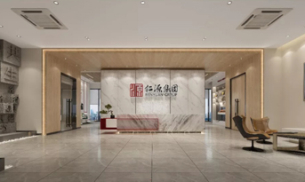 生物科技公司辦公室裝修效果圖，現(xiàn)代簡(jiǎn)約的科學(xué)養(yǎng)生