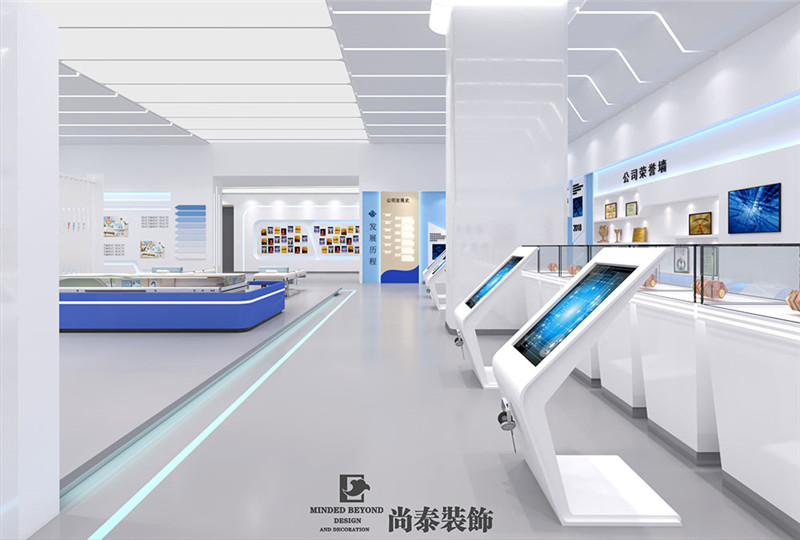 企業(yè)展廳設(shè)計(jì)效果圖