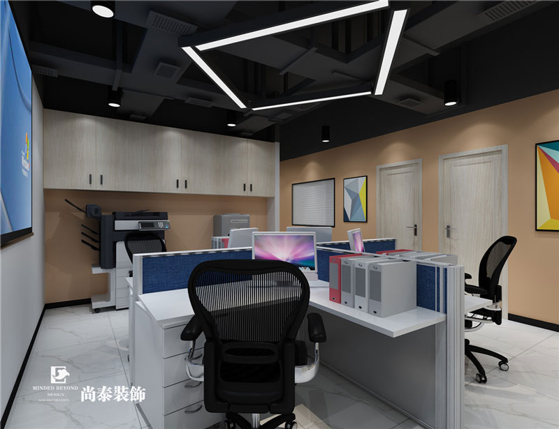 辦公室財務(wù)室裝修效果圖