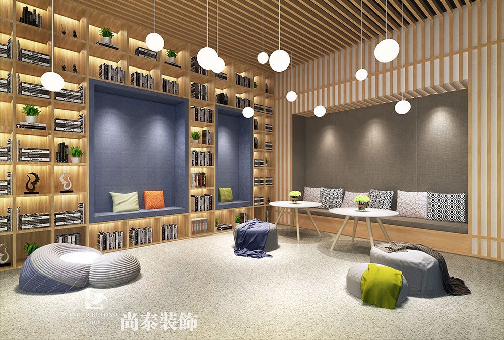 深圳前?；鹦℃?zhèn)金融科技公司辦公室設(shè)計(jì)效果圖 